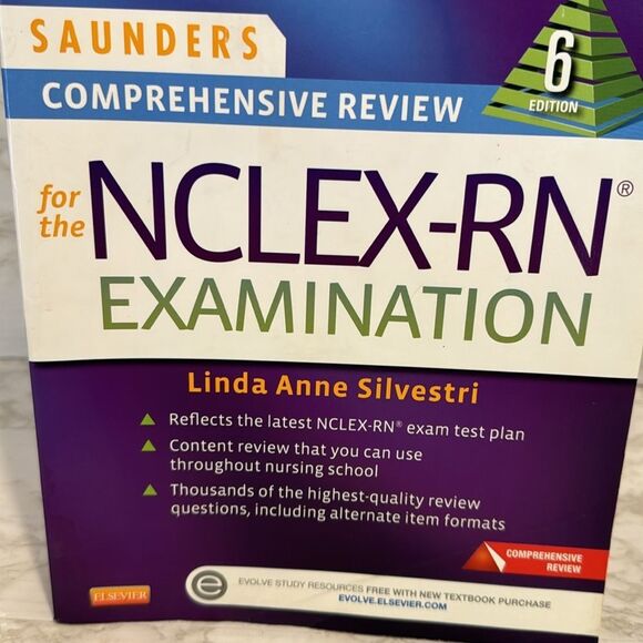 Saunders Comprehensive Review for the NCLEX-RN® Examination Paper edition 6 - Picture 2 of 11